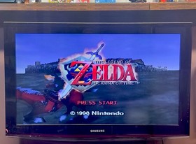 Legend of Zelda Ocarina of Time N64 Nintendo 64 TESTED 1998 Authentic VG