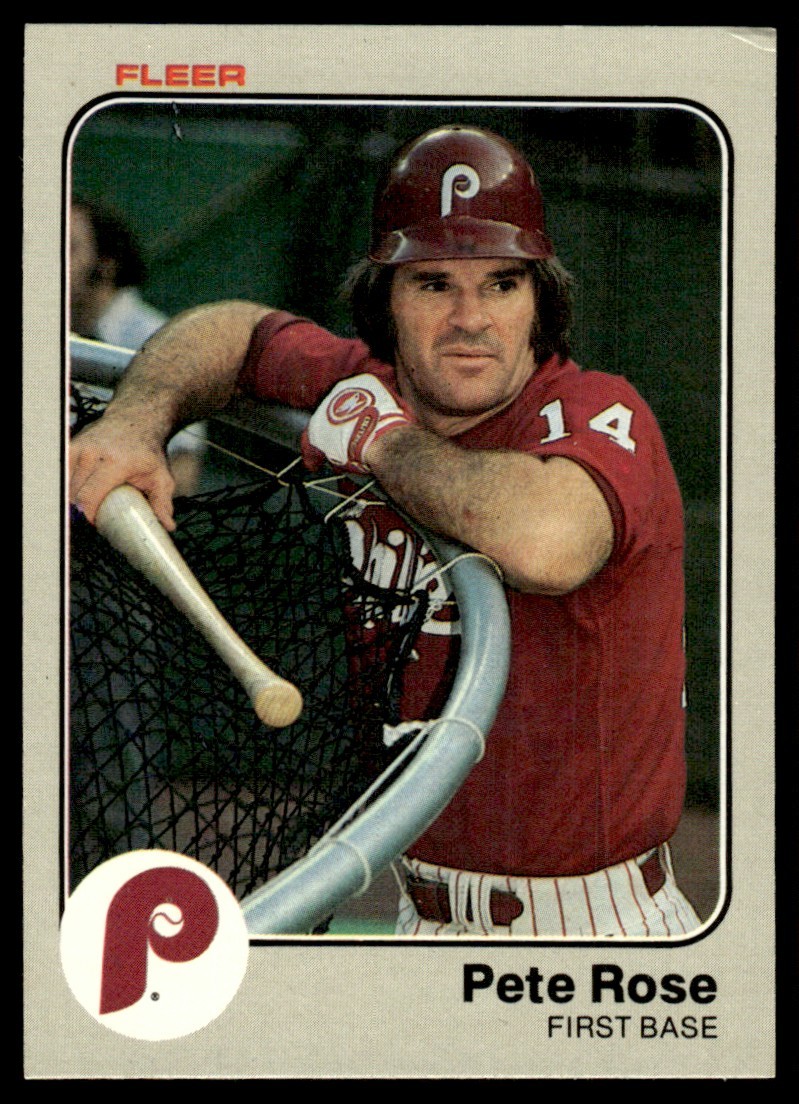 PETE ROSE 1983 FLEER #171