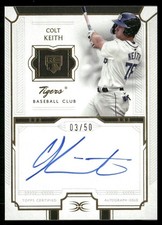 2024 Topps Definitive Collection 3/50 Colt Keith Rookie Auto #DRA-CK BG6