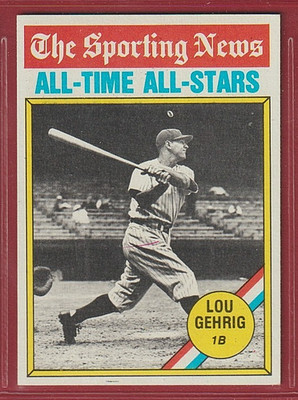 1976 Topps #341 Lou Gehrig ATG - New York Yankees - 922   
