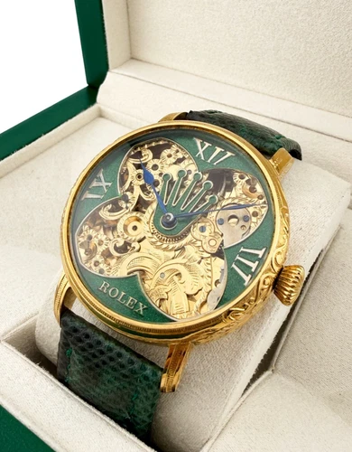 ROLEX MENS WATCH VINTAGE MOVEMENT IN A NEW QUALITY CASE, FULLY SERVICED.