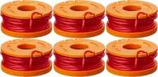 WORX WA0010 Replacement Spool Line For Grass Trimmer/Edger, 10ft 6-Pack