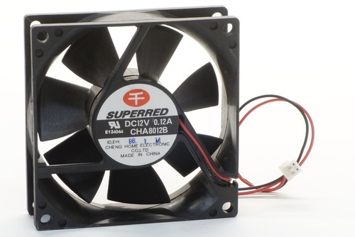 Cheng Home Superred CHA8012B 80x80x25mm Server Axiallüfter Fan 2-Pin DC12V 0.12A