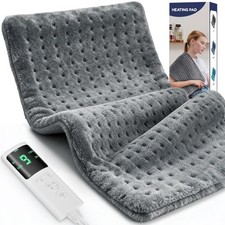 Extra Large Heating Pad for Back Pain Relief, 33"x17" Electric Heat Pad for N...