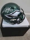 Cooper DeJean Signed Riddell Speed Mini Helmet W/Green Visor! (Fanatics COA)