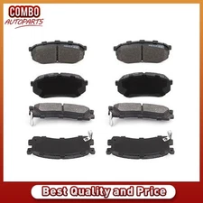 Front Rear Disc Brake Pads Set for 1988 1989 1990 1991 Mazda 929