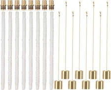 Wine Bottle Torch Kit 8 Pack, Includes 8 Long Life Torch Wicks ,Brass Torch W...