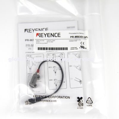New In Box KEYENCE PR-MB30C3PL Photoelectric Sensor Switch