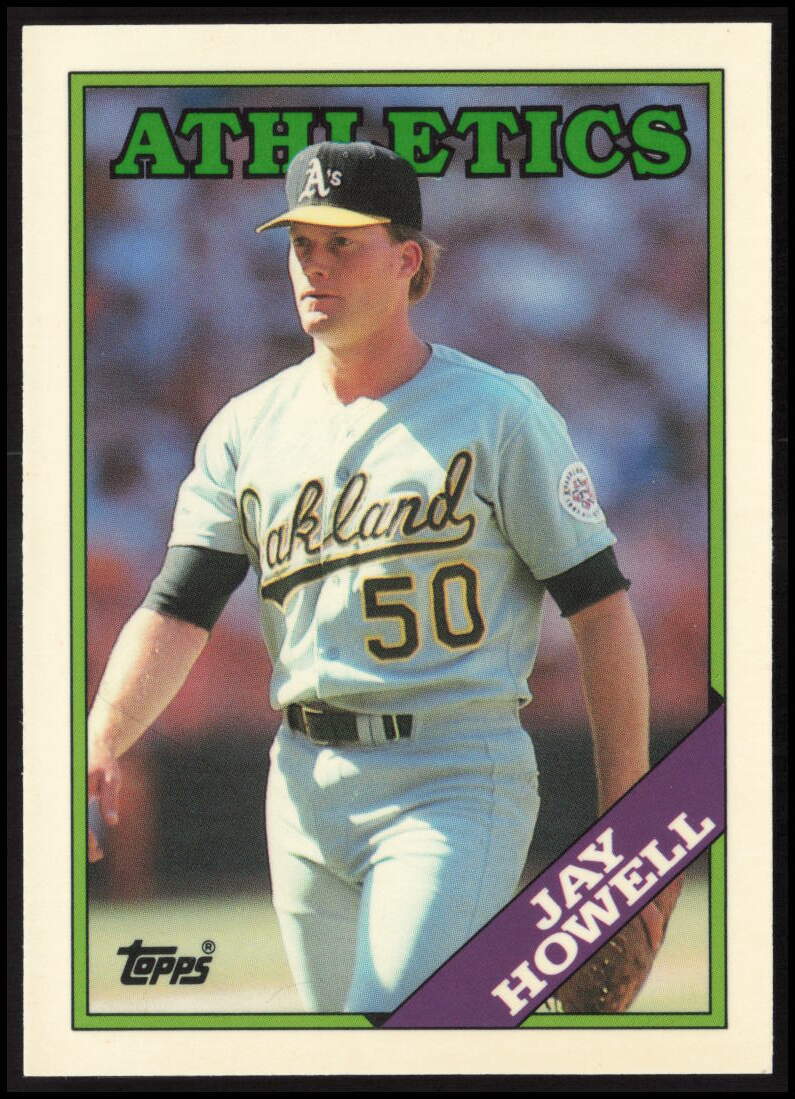 1988 Topps #690 Jay Howell Oakland Athletics Collector's Edition (Tiffany)