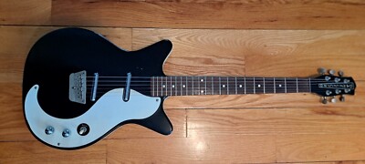 SUPERB Danelectro Double Cut 59 Black! W/upgraded Hardware! FREE SHIPPING!!!