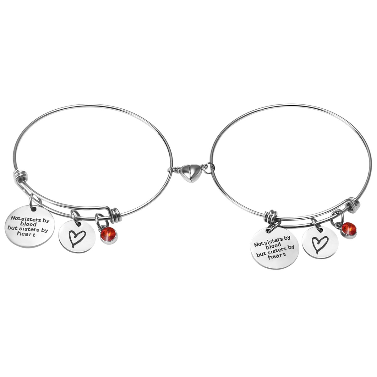 Stainless Steel Bangle Bracelet Chain Magnetic Cuff Charm Jewelry Birthday  Gift