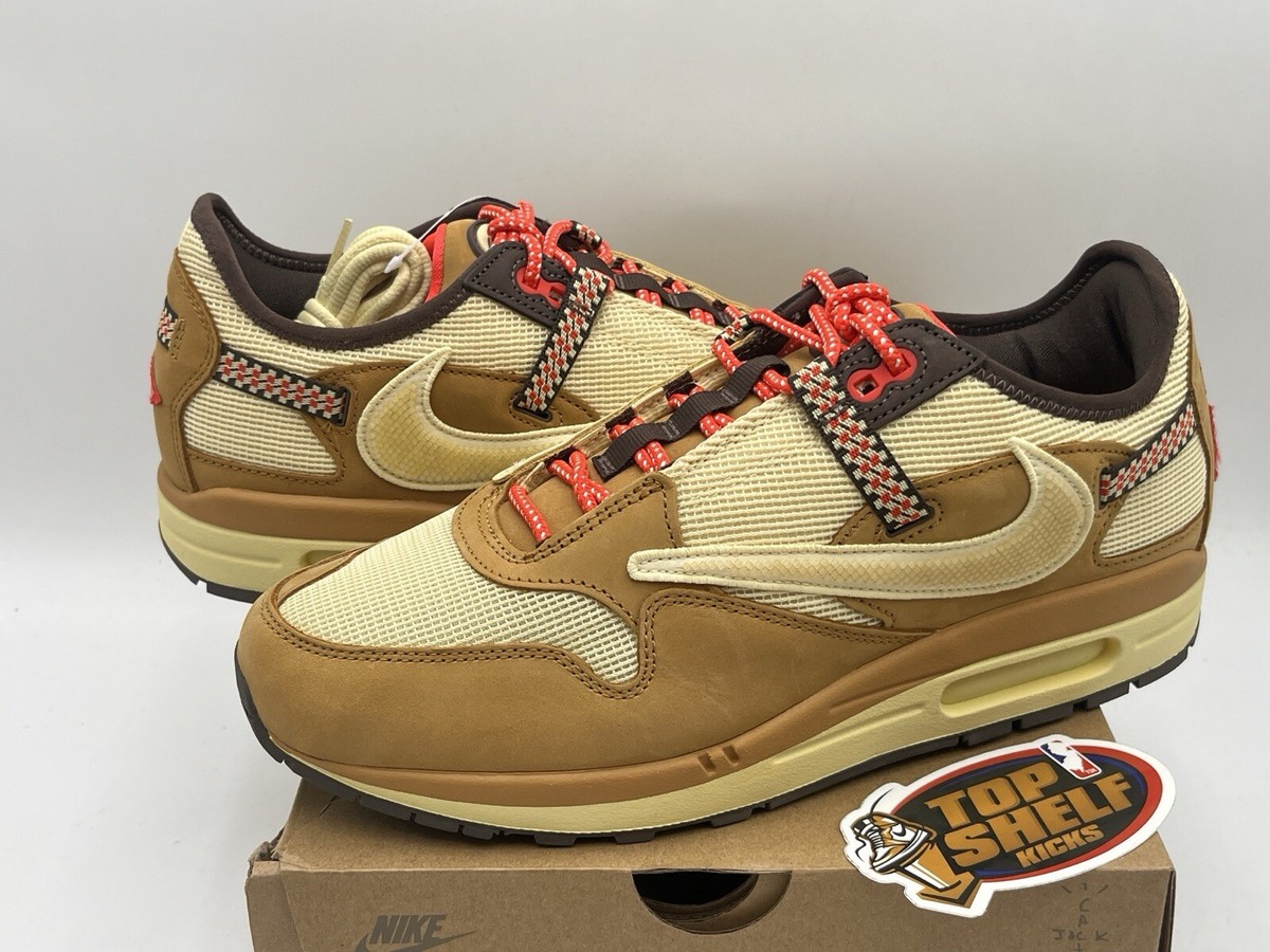 New Nike Air Max 1 Travis Scott Wheat 2022 Size 10.5 Rare New Nike Air Max 1 Travis Scott Wheat 2022 Size 10.5 Rare