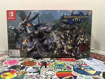 Nintendo Switch Monster Hunter Rise Deluxe Edition Console Nintendo Switch Monster Hunter Rise Deluxe Edition Console