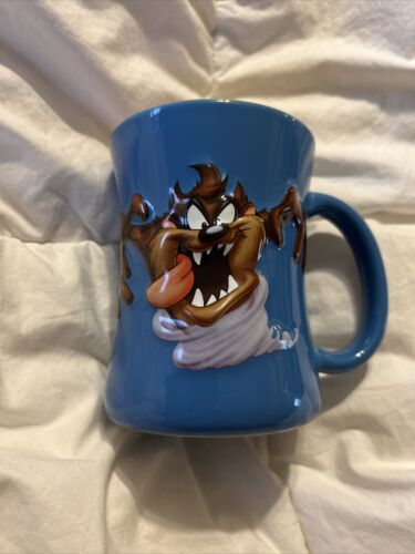 Looney Tunes Taz Tasmanian Devil Warner Bros Xpres Coffee Mug 12oz 3D Embossed - 第 1/4 張圖片