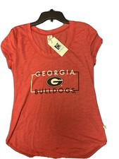 University Of Georgia Bulldogs Short Sleeve T-Shirt, Women's Adult Large, VENLEY