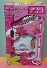 Stage Microphone Pink Bontempi 401072 Brand New Sealed Rare Girls Pink Toy Fun