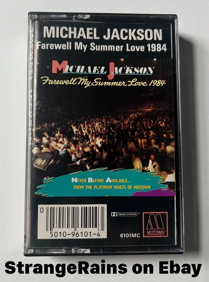 Michael Jackson FAREWELL MY SUMMER LOVE 1984 Cassette Tape - Play
