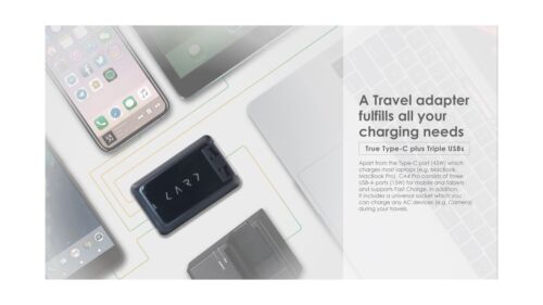 CARD Travel Adapter 4-Pro (Type C+3 USB Ports) (White) - Picture 8 of 9
