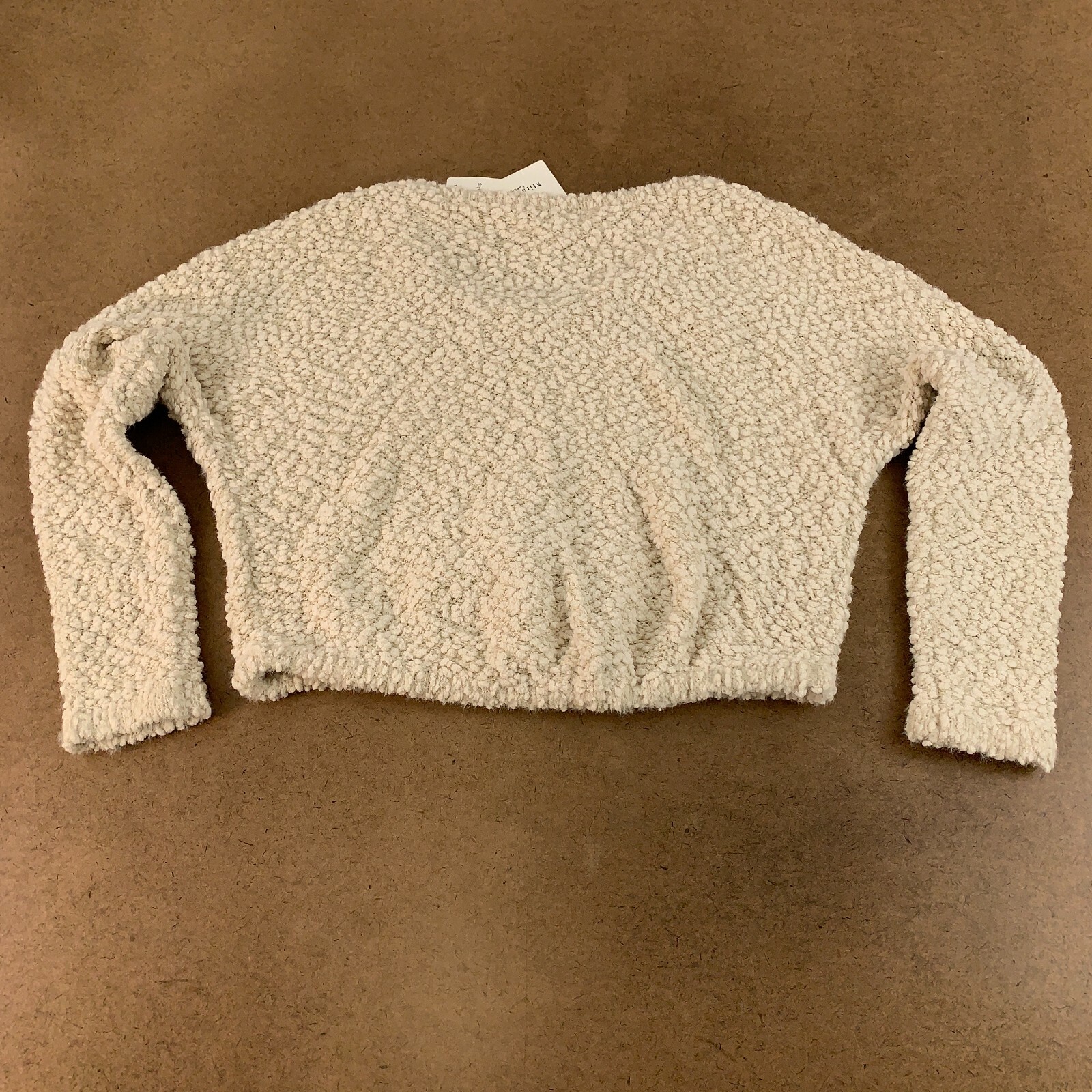 Popcorn Cropped Sweater NWT 