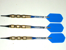 Soft Tip Darts New, 17 Gram Brass with Aluminum Spinning Shafts 3134