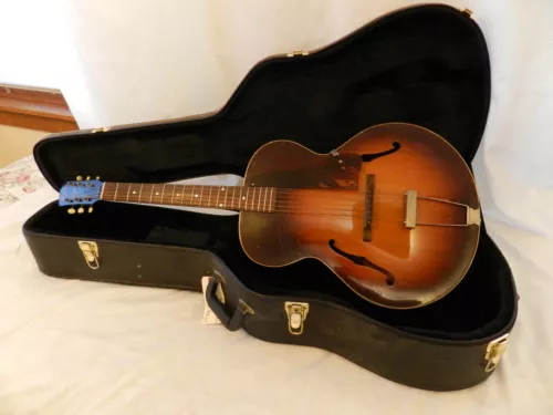Vintage 1946 Gibson L-50 Banner Head Archtop Acoustic Guitar Repaired W/NOHSC