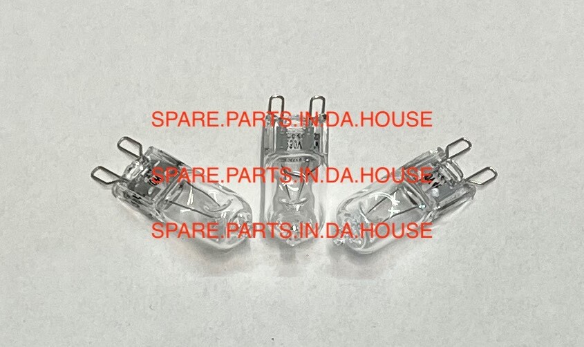 2-Pack SMEG Microwave Oven Lamp Bulbs - Replacement Globes For SA35MX, SA37X, SA985CX Models 10 thumbnail image