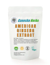 CLEAN  CERTIFIED AMERICAN GINSENG HIGH POTENCY 20:1 EXTRACT POWDER 100 GRAMS