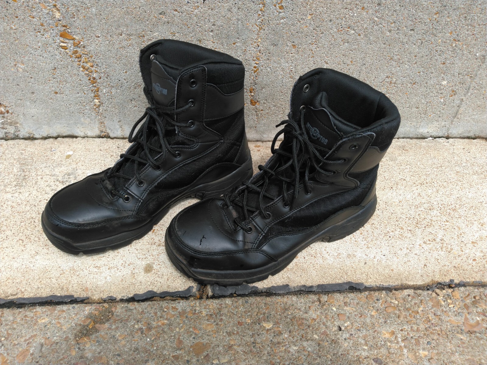 Interceptor Black Leather Force Tactical Steel Toe Wo… Gem