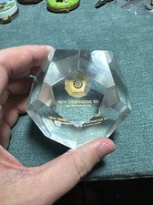 Vintage IBM New Dimensions 1968 Lucite Paperweight