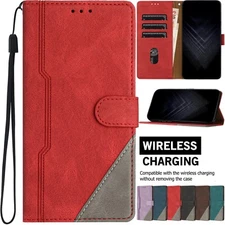 Magnetic Wallet ID Card Case With Strap For Samsung Galaxy A35 A34 A33 A32 5G 4G