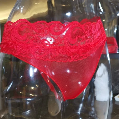 Damen transparentes Netz niedrige Taille Slip Höschen Tanga Spitze nahtlos Unterwäsche heiß sexy - Bild 18 von 22