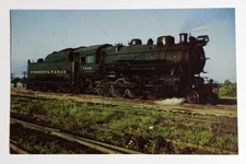 Pennsylvania 7299 Train Consolidation 2-8-0 Locomotive Railway Postcard c1970s