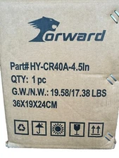 Forward CR40A-4.5In Bench Vise 210 Degrees Swivel Base Heavy Duty with Anvil ...