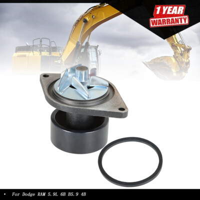 Cummins 5.9 Water Pump Water Pump For Dodge RAM 5.9L Cummins Diesel – Steel Impeller, Fits 1989-2006 Models 5.9L 6B Cummins Water Pump Steel Impeller - Foto 2