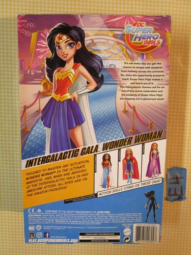 Mattel DC Super Hero Girls INTERGALACTIC GALA WONDER WOMAN 12" PERSONAGGIO BAMBOLA NUOVO - Foto 2 di 2