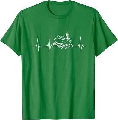 Catfish Fishing Heartbeat Passion In The Nature Unisex T-Shirt