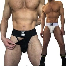 Jockmail Mens Removable Pouch Jockstrap Deep Waist Jock Strap Underwear Brief