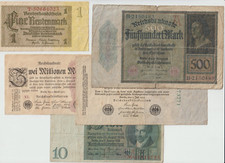 Deutschland, 5 Banknoten.  (VV)