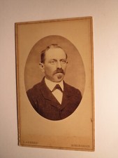 Man with beard portrait/CDV L. Gerber Romanshorn