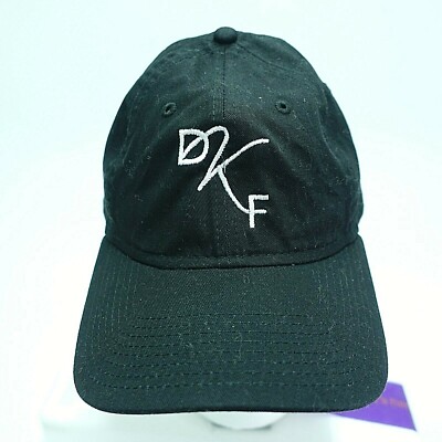 New Era 9 Twenty  DKF  Cap Hat Adjustable 100% Cotton Black White 