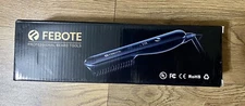 FEBOTE Deluxe Beard Straightener for Men Ionic Heated Beard Brush With LCD 5 ...