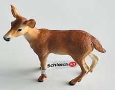 Schleich Wild Life Animal Figurine White-Tailed Doe Baby Deer 3 1/2" x 3 1/4"New
