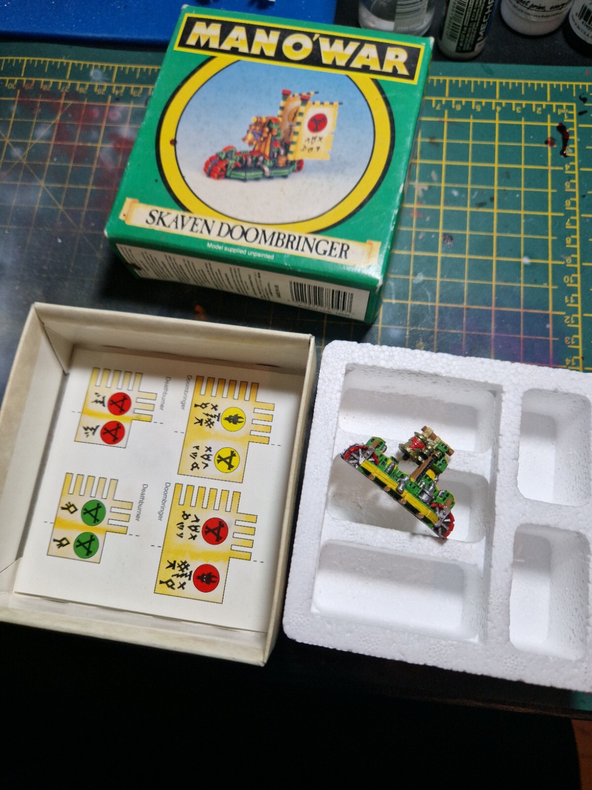 Warhammer Man O War Collection OOP, majority unbuilt/unpainted READ