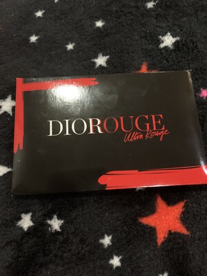 CHRISTIAN DIOR DIOROUGE ULTRA ROUGE LIPSTICK SAMPLER BRUSH 999/587