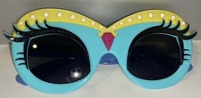 Shimmer  Shine Sun-Staches Shades Sunglasses Nickelodeon Aqua Yellow Eyelash