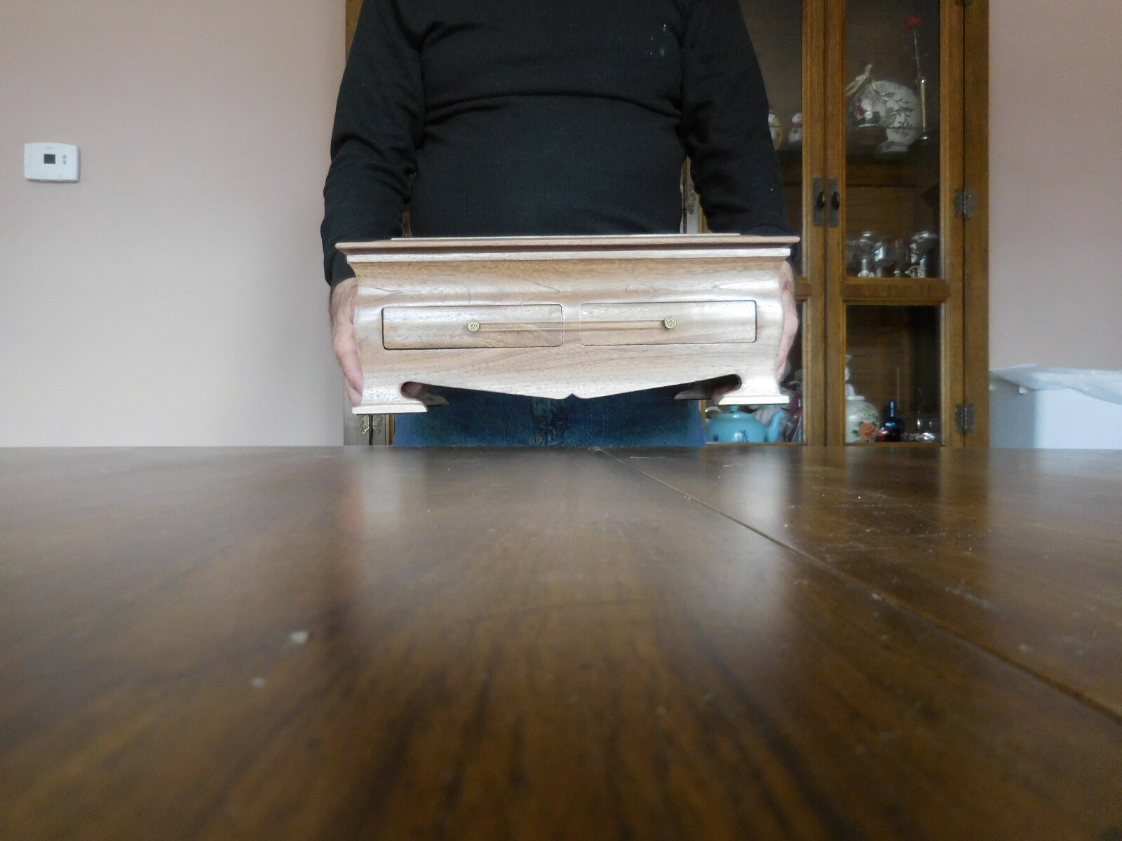 Walnut musical jewelry box eBay