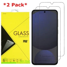 2-Pack Premium 9H Tempered Glass Screen Protector For Samsung Galaxy S24 FE