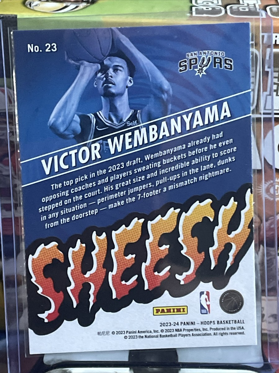 その他 23-24 PANINI NBA HOOPS Wembanyama RC SSP 2023-24 Panini NBA Hoops Premium Stock - City Edition #25