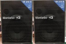Coppia Casse Montarbo Attive (LEGNO) 210A+Certificati di Conformità+Coperture