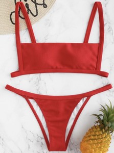 red bikini zaful